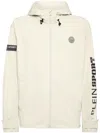 Plein Sport Logo-print Windbreaker Jacket In 灰色