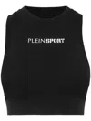 Plein Sport Logo-printed Performance Tank Top In Black