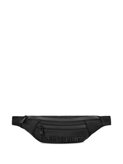 Plein Sport Logo-print Belt Bag In Black