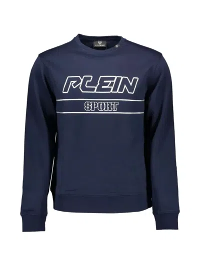 Plein Sport Logo-print Sweatshirt In Blue