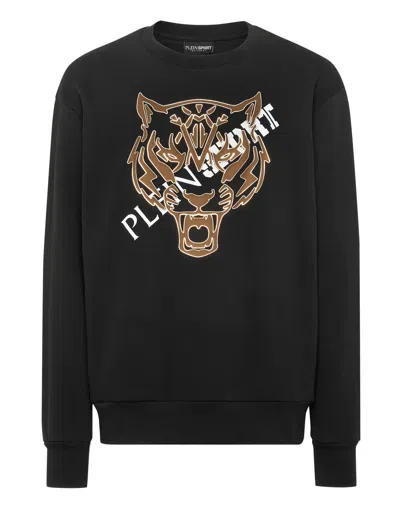 Plein Sport Tiger-head Long-sleeve Sweatshirt In Multi