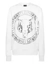 Plein Sport Longsleeve Sweatshirt Tiger In White