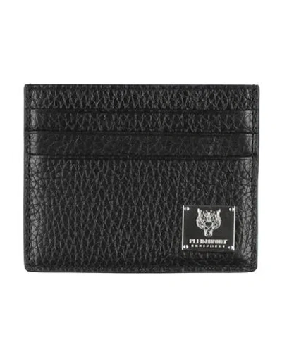 Plein Sport Man Cardholder Black Size - Cow Leather