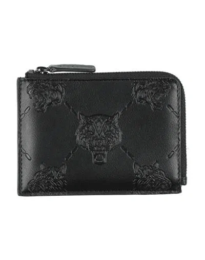 Plein Sport Man Cardholder Black Size - Leather