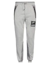 Plein Sport Man Pants Grey Size Xxl Cotton, Polyester In Grey