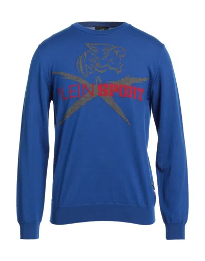 Plein Sport Sweaters In Blue
