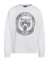Plein Sport Man Sweatshirt White Size Xxl Cotton, Polyester In White
