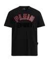 Plein Sport T-shirts In Black