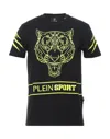 Plein Sport T-shirts In Black