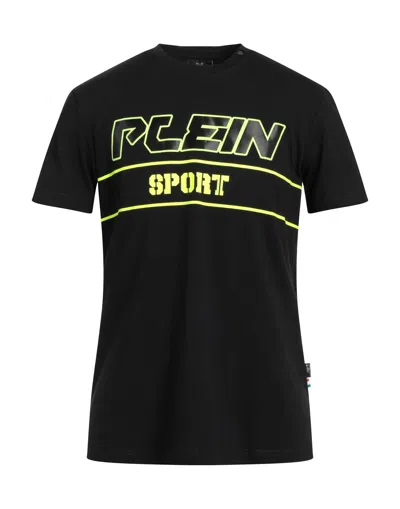 Plein Sport T-shirts In Black