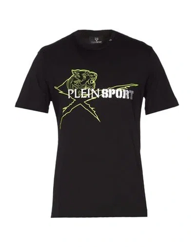 Plein Sport Man T-shirt Black Size Xxl Cotton