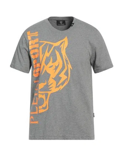 Plein Sport Man T-shirt Grey Size Xl Cotton