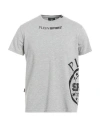 Plein Sport Man T-shirt Grey Size M Cotton, Elastane