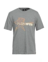 Plein Sport Man T-shirt Grey Size Xxl Cotton In Gray
