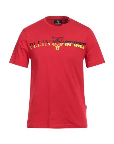 Plein Sport Man T-shirt Red Size Xxl Cotton