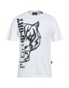 Plein Sport Man T-shirt White Size S Cotton