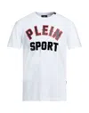 Plein Sport Man T-shirt White Size Xxl Cotton