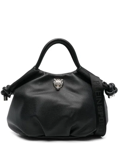 Plein Sport Medium Tiby Tote Bag In Black