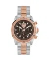 Plein Sport Men's Hurricane Chronograph Date Quartz Two Tone Bracelet 44mm In Two Tone