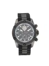 Plein Sport Men's Hurricane Stainless Steel & Silicone Strap Chronograph Watch/44mm In Black