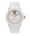 Plein Sport Laserstrike Silicone Watch In White