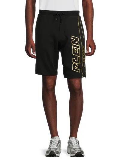 Plein Sport Men's Logo Shorts In Black