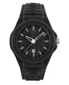 Plein Sport New Fearless Silicone Watch In Black
