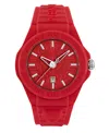 Plein Sport New Fearless Silicone Watch In Red