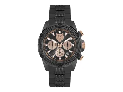 Pre-owned Plein Sport Men's  Hurricane Chronograph Psdba0323 Watch In Stainless Steel In Silver