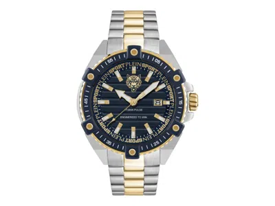 Pre-owned Plein Sport Men's  Urban Pulse Psfda0824 Watch In Stainless Steel In Silver
