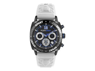 Pre-owned Plein Sport Men's  Wildcat Chronograph Psgba0823 Watch In Stainless Steel In Silver