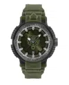 Plein Sport Tiger Power Silicone Watch In Green