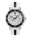 Plein Sport Titan Chronograph Watch In White