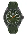 Plein Sport Urban Pulse Silicone Watch In Green