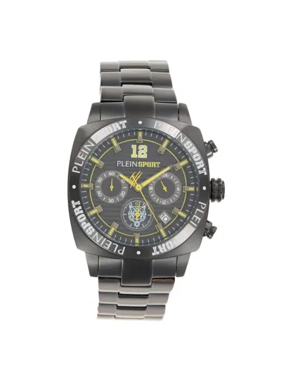 Plein Sport Men's Wildcat Ip Black Stainless Steel Bracelet Watch/40mm