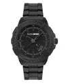 Plein Sport Mens Rampage 3 Hand Date Quartz Ip Black Bracelet 44mm In Black