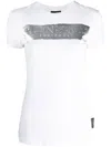 Plein Sport Round-neck Logo-print T-shirt In White