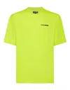 Plein Sport Micro Rib T-shirt Round Neck Ss In Multi
