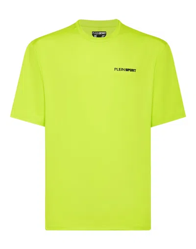 Plein Sport Micro Rib T-shirt Round Neck Ss In Multi