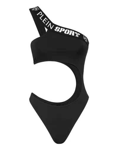 Plein Sport Monokini Baroque Tiger In Black