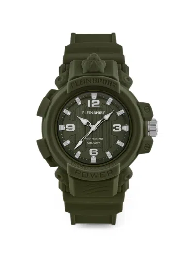 Plein Sport New Combat 44mm Watch In Green