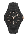 Plein Sport New Fearless Silicone Watch In Black