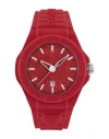 Plein Sport New Fearless Silicone Watch In Red