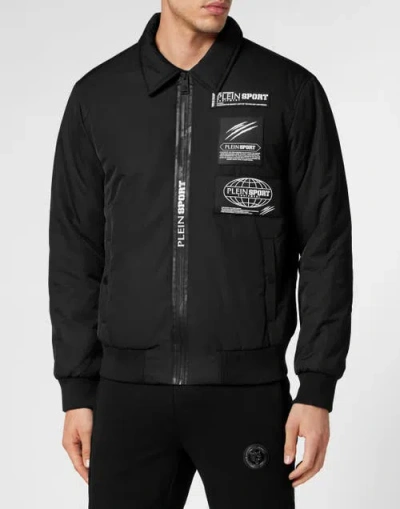 Plein Sport Nylon Bomber Global Express Edition Men In Black