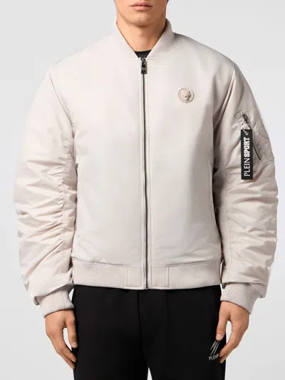 Plein Sport Nylon Bomber Jacket In Multi