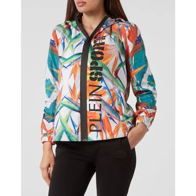 Plein Sport Nylon K-way Flowers Women In Multi