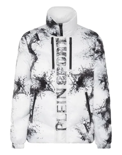 Plein Sport Splash Extreme Padded Jacket In Multi