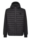 Plein Sport Nylon Padded Jacket In Black