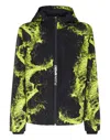 Plein Sport Nylon Padded Jacket In Multi