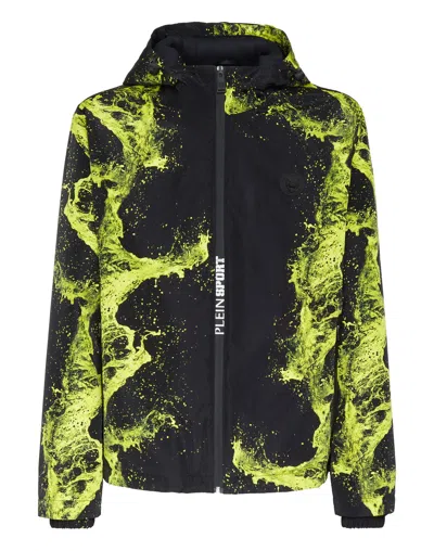 Plein Sport Nylon Padded Jacket In Multi